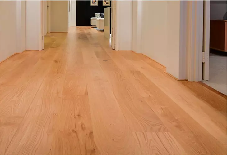 Piso entablonado roble americano